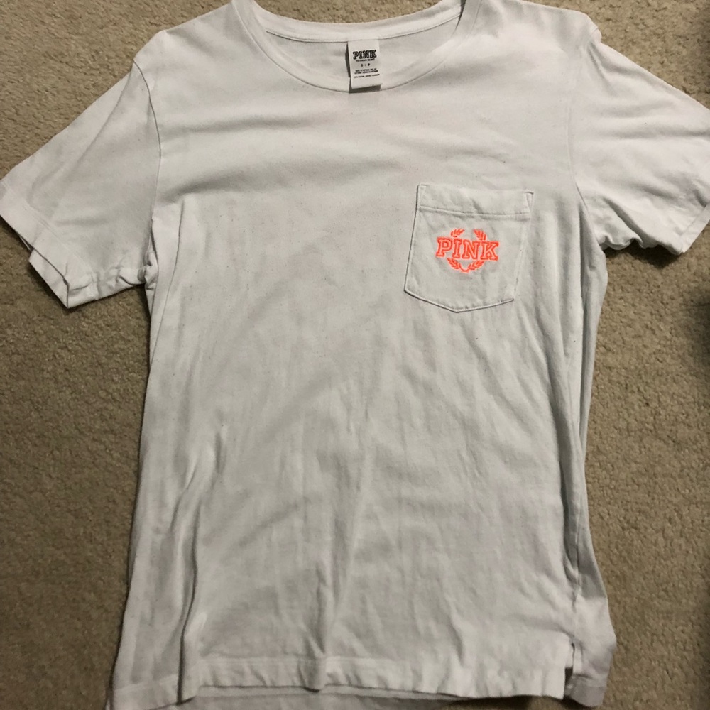 basic white PINK t-shirt